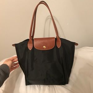 Medium Black Longchamp Bag