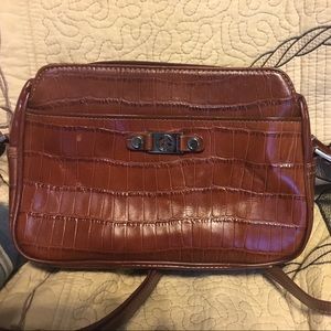 Gianni Bernini brown handbag