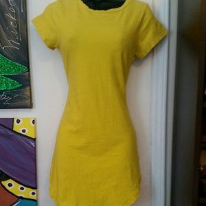 Yellow body con Dress