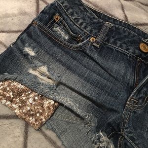American Eagle Sequins pocket Shorts