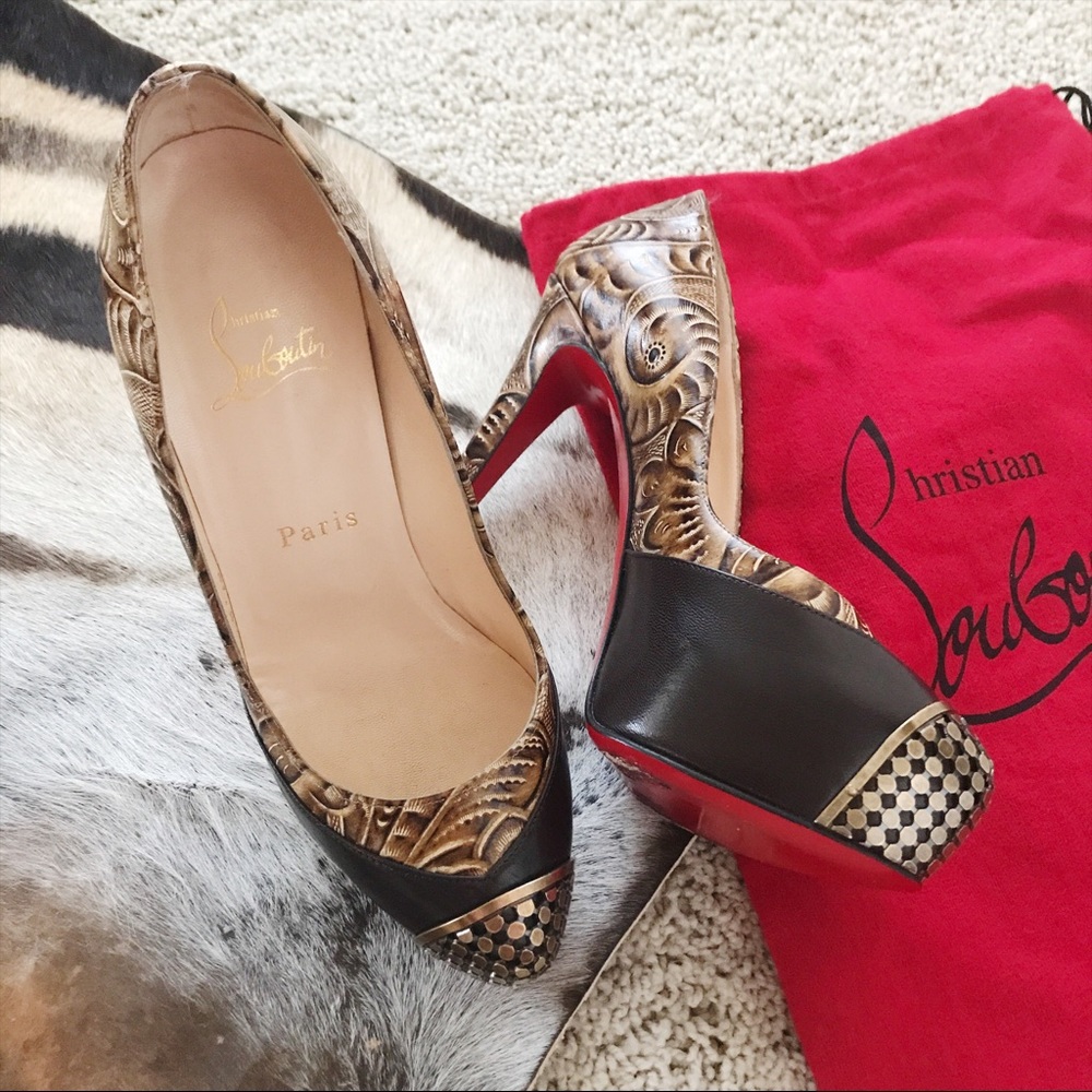 Christian Louboutin Maggie 140mm Pumps Snakeskin