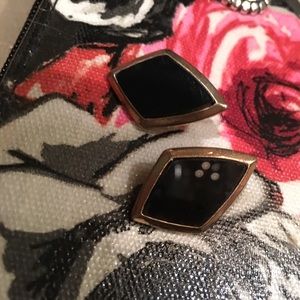 Black Stud Earrings!!