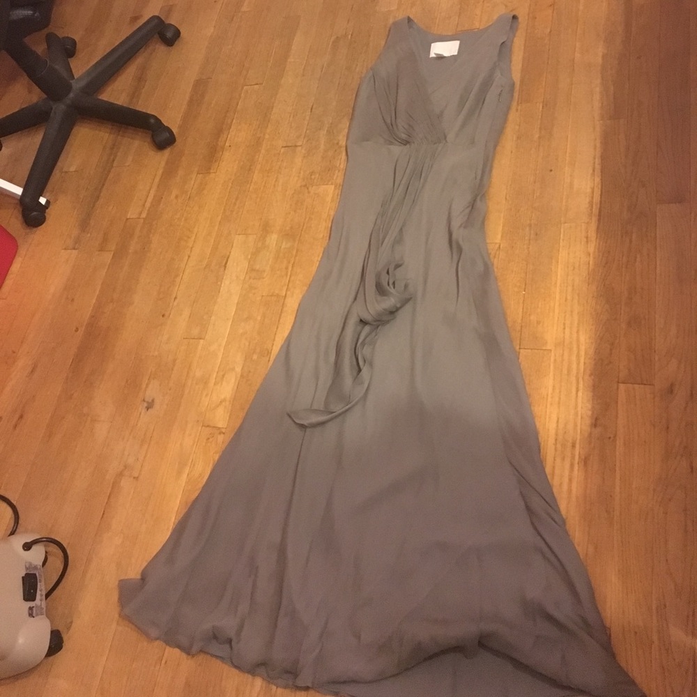 Gray JCrew Evie long dress - size 6 (style 43115)