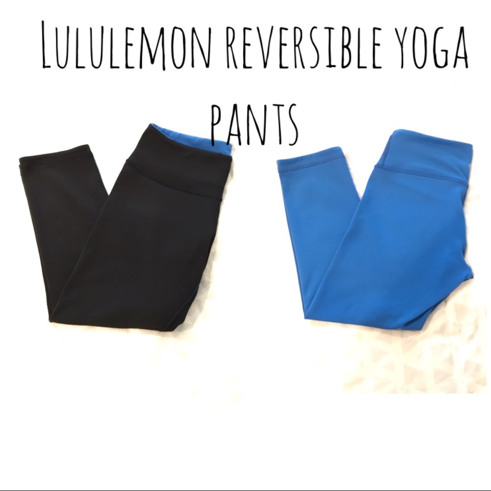 Lululemon reversible yoga pants