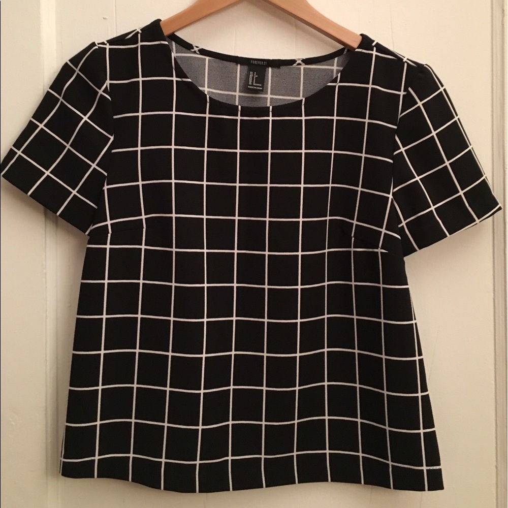 Geometric crop top Forever 21