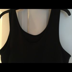 Sleeveless black dress