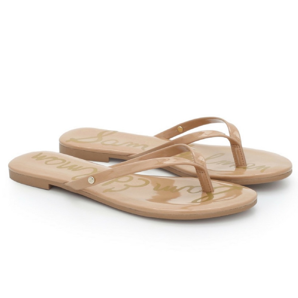 Sam Edelman Patent nude sandals