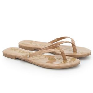 Sam Edelman Patent nude sandals
