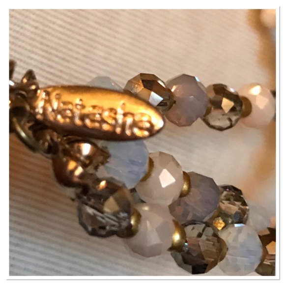 Natasha Multi Strand Beaded Statement Necklace - Picture 3 of 7