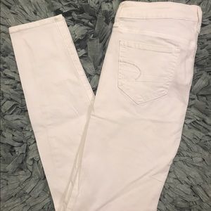 American Eagle White Jeggings Size 4