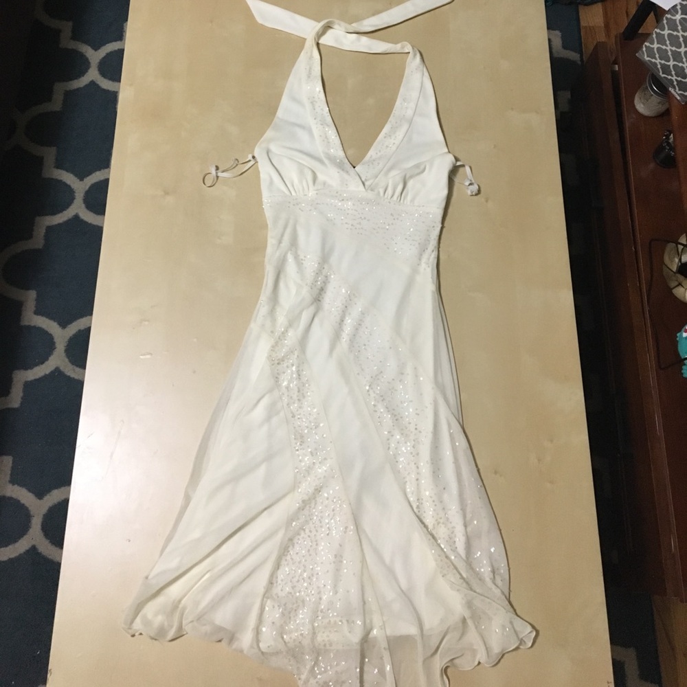 White Dress with Sequins