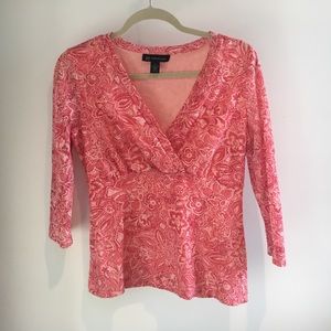 Pink Floral I.N.C. Top
