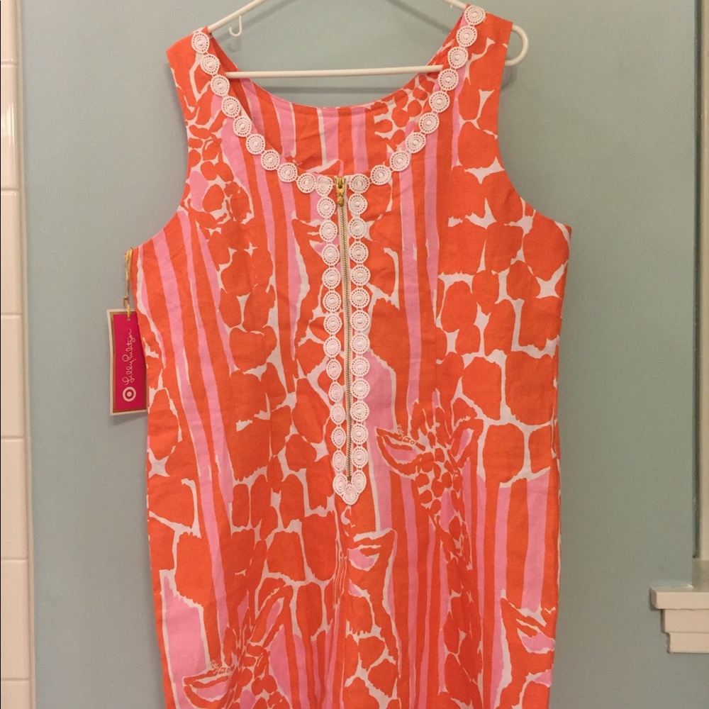 NWT Lilly Pulitzer Target Giraffeeey Shift Dress