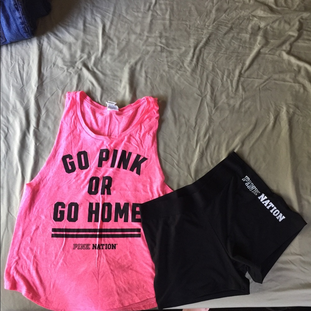 VS PINK 2pc sm/lg outfit