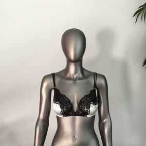 COSABELLA LUSSO Agnes Satin & Lace Bralette MEDIUM