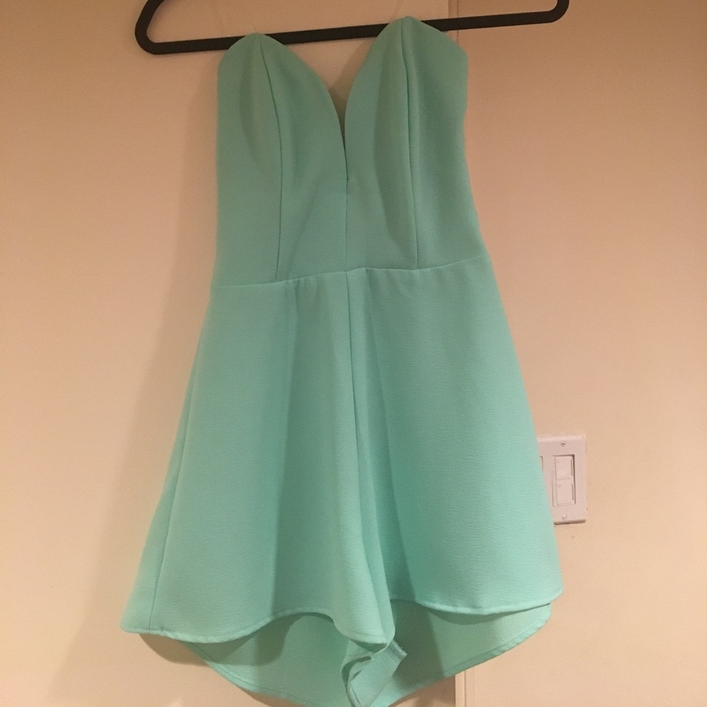 Teal Romper