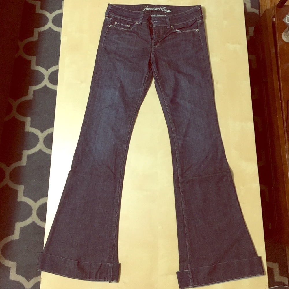American Eagle Flared Dark Jean