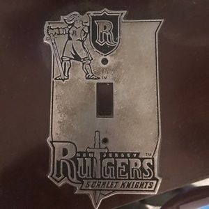 Rutgers light switch cover