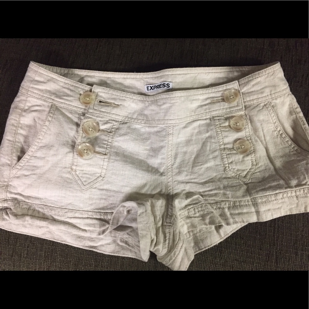 Express 3 button shorts