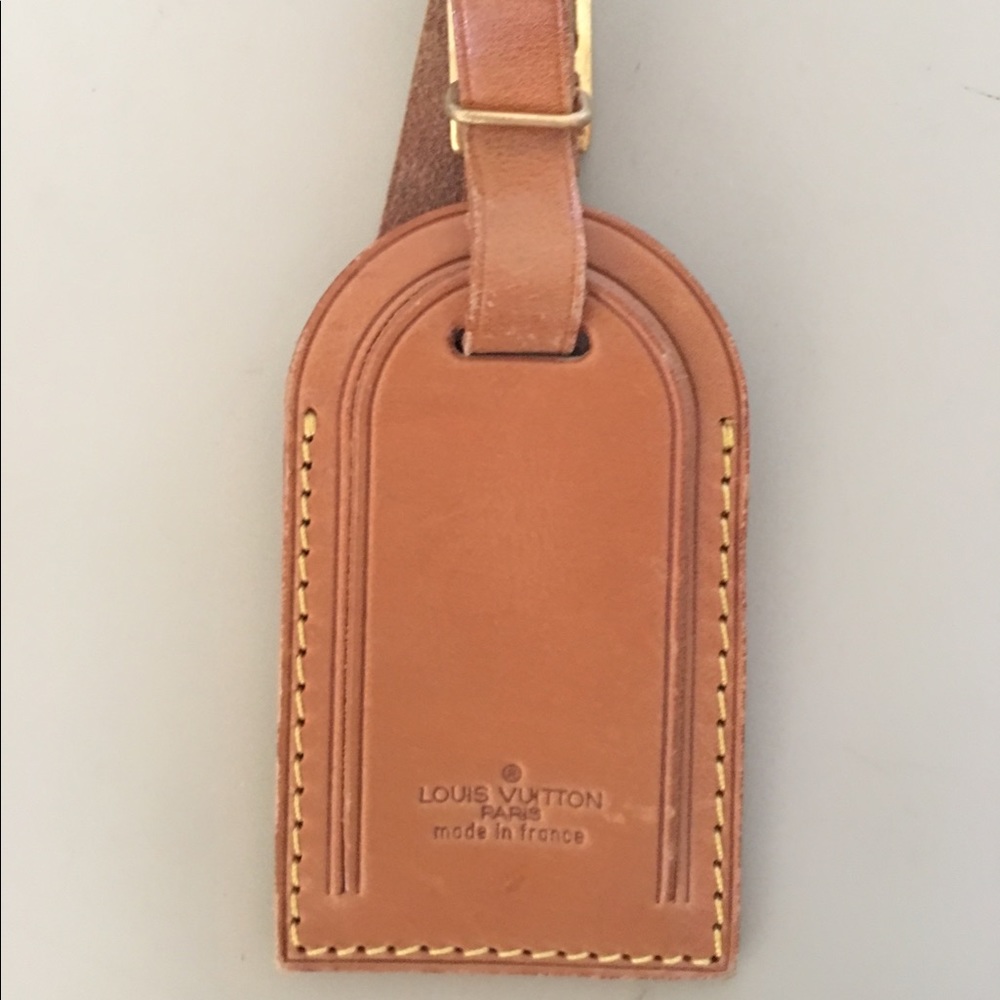 Louis Vuitton Vachetta Luggage Name Tag
