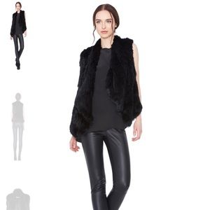 Alice + Olivia Kensie Fur Draped Vest
