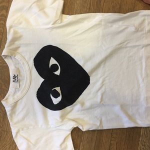 Crew neck comme des garçons t-shirt small
