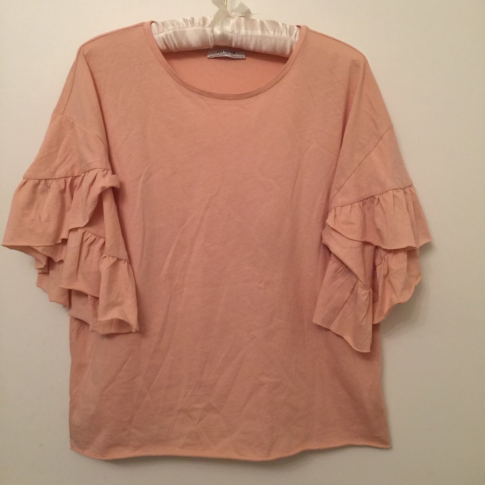 Zara ruffle top