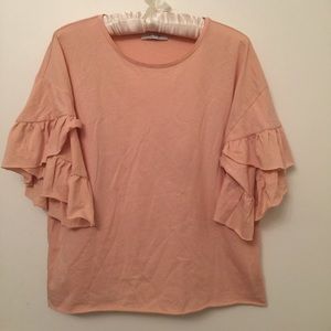 Zara ruffle top