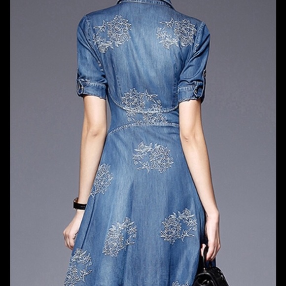 NWT Full Denim Dress - Picture 3 of 4