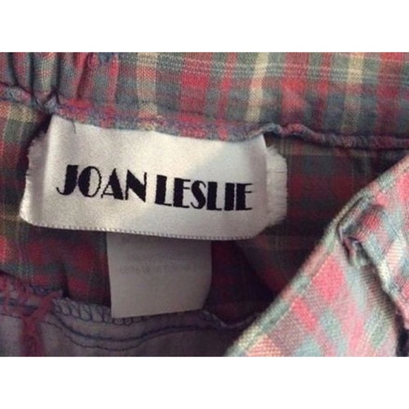 Joan Leslie Vintage 70's Plaid Pencil Skirt (M) - Picture 4 of 4