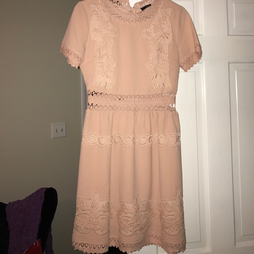 Champagne colored dress