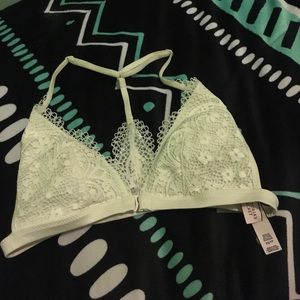 Victoria Secret white front-close bralette