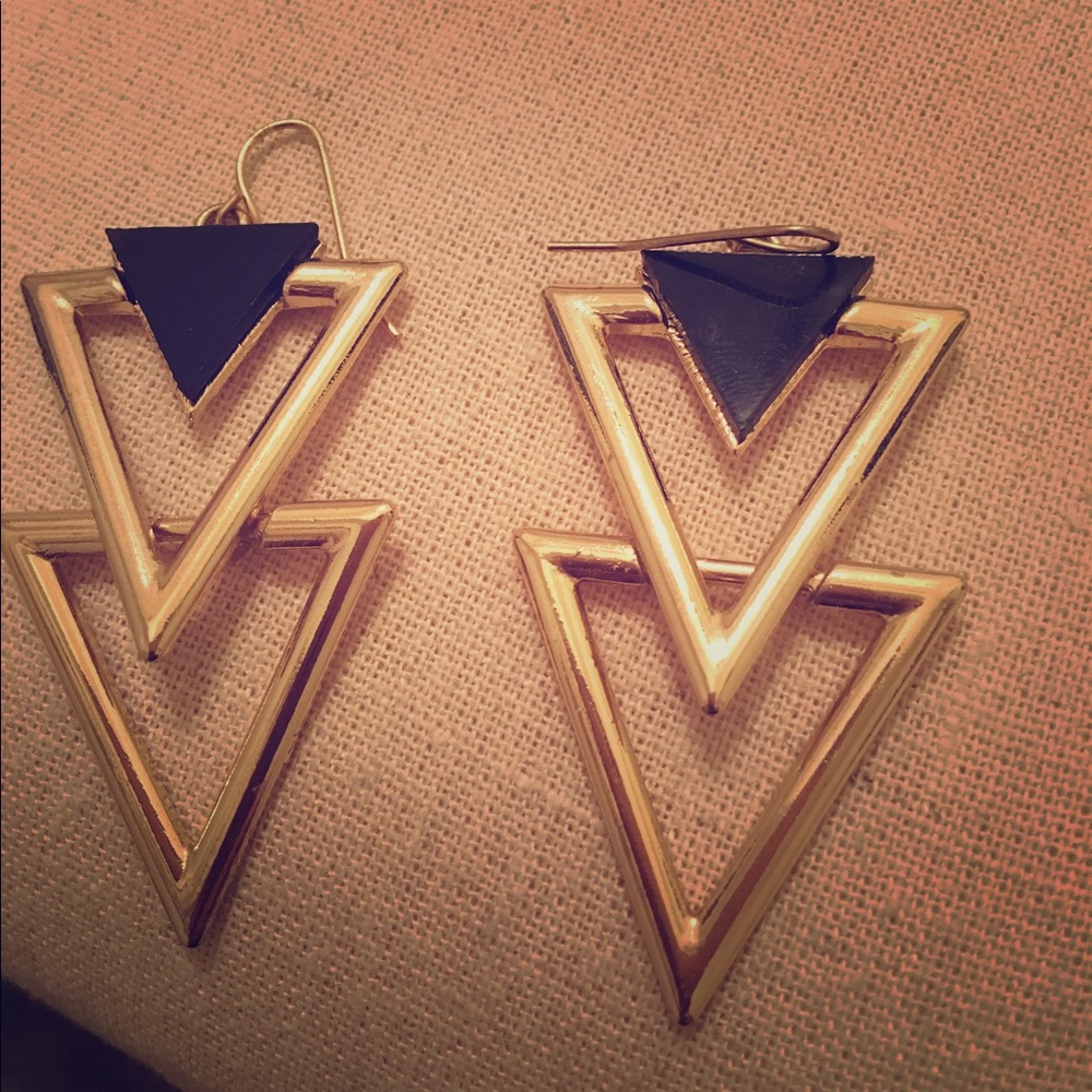 Art Deco costume earrings