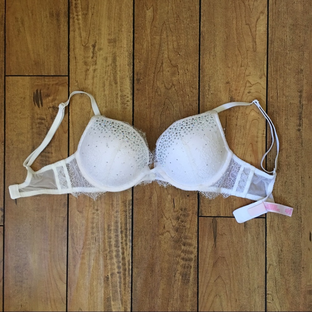 Victoria secret rhinestone bra