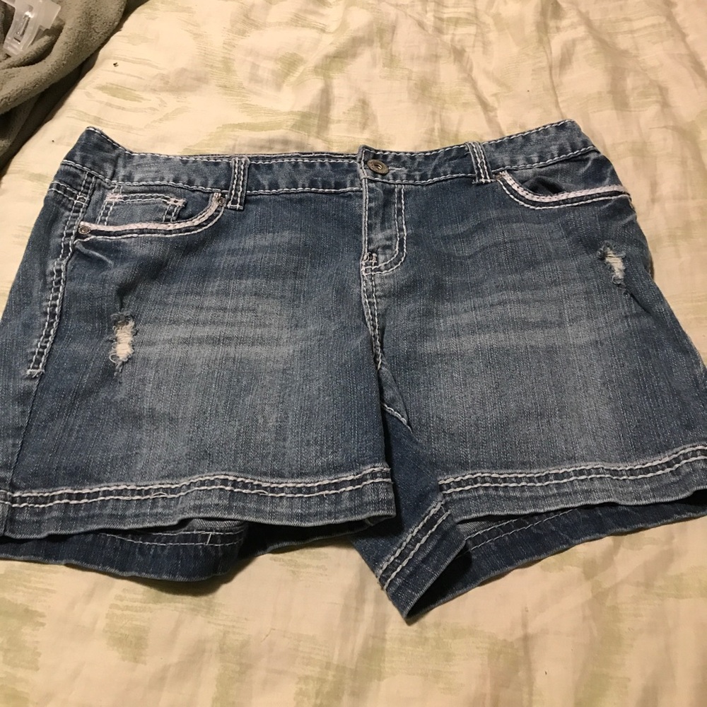 Denim shorts from Maurices