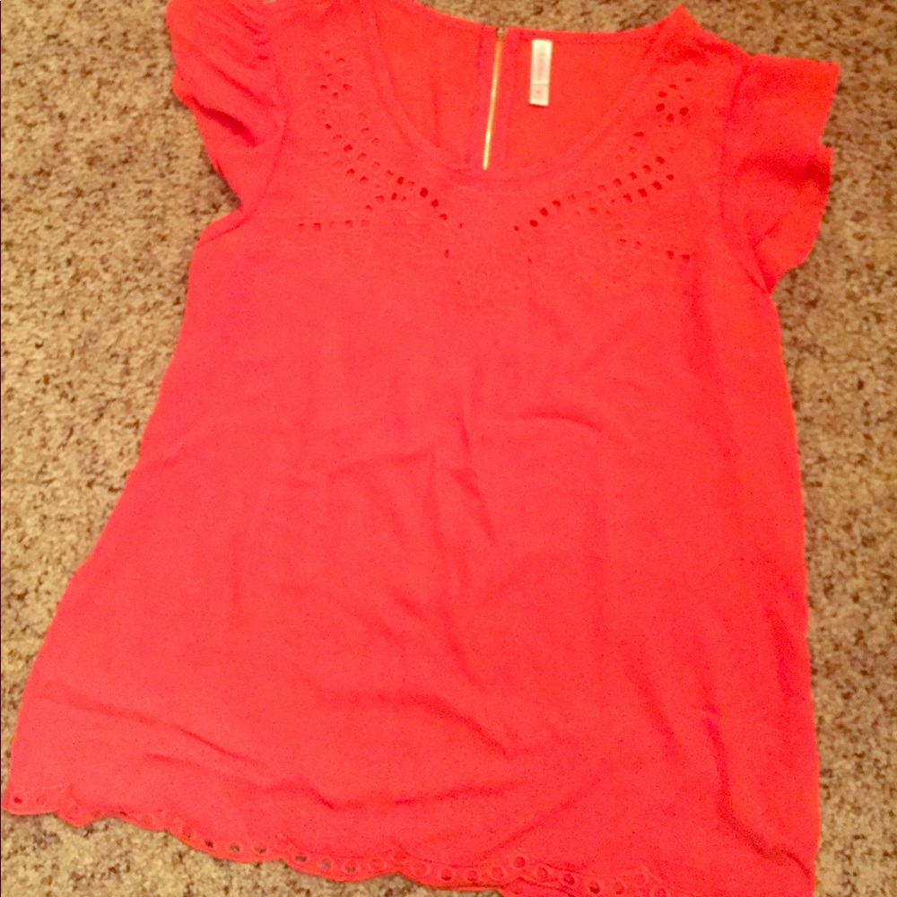 Hot pink shirt