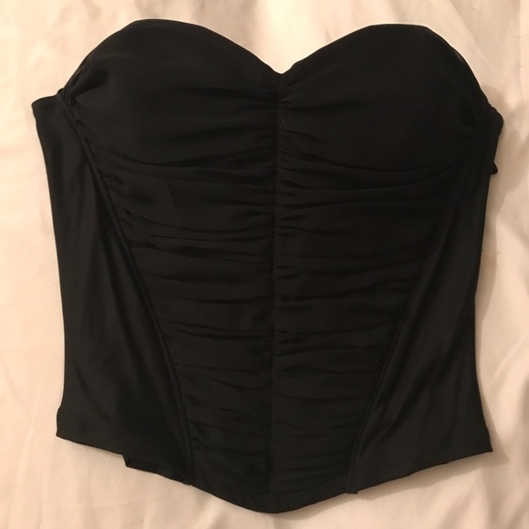 Catwalk Tops - Sweetheart Black Corset - Catwalk London