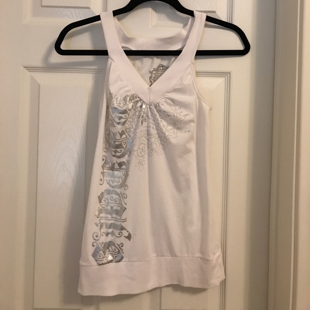 White tank top