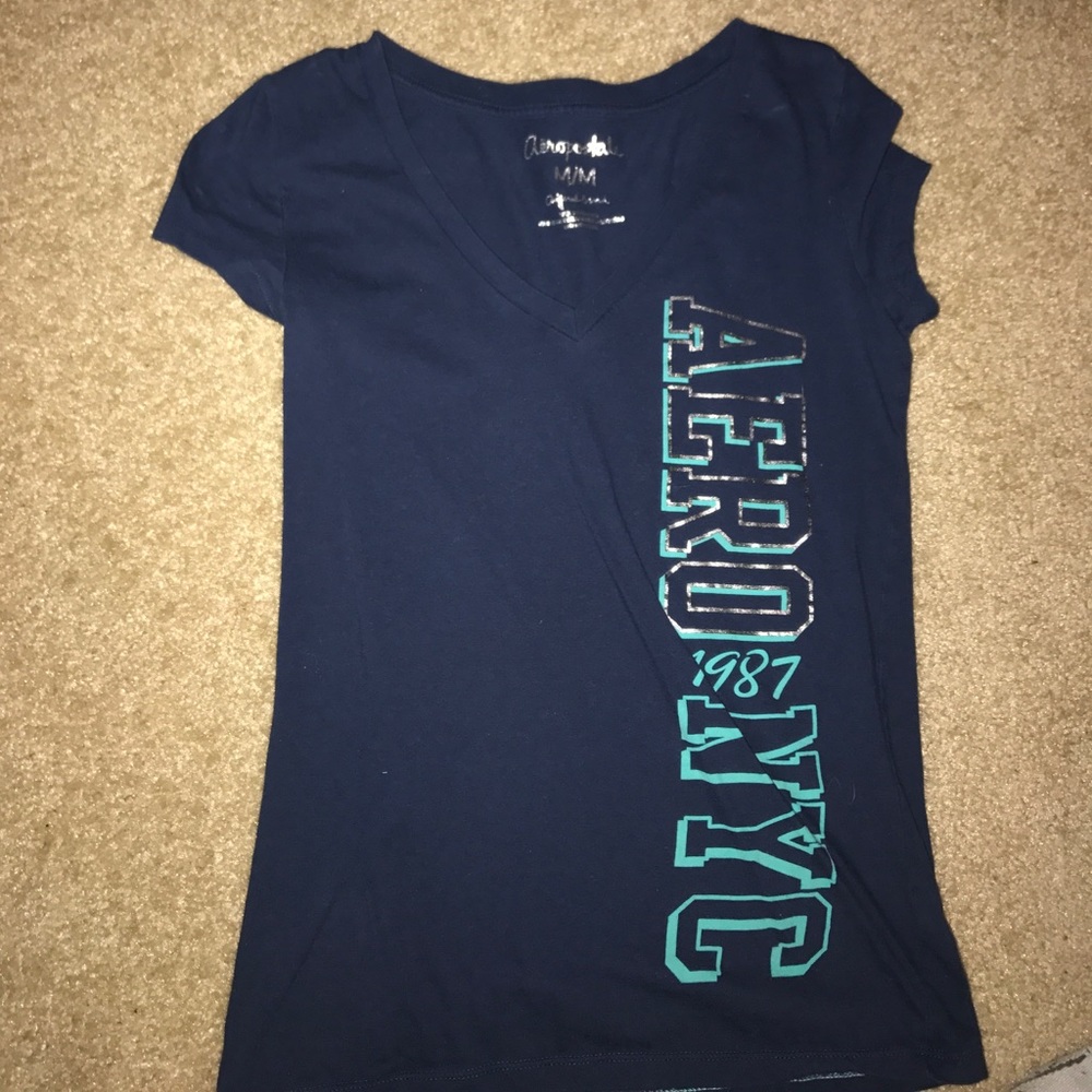 Blue Aeropostale shirt