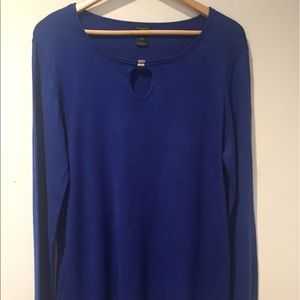 Ann Taylor long sleeves blue light sweater