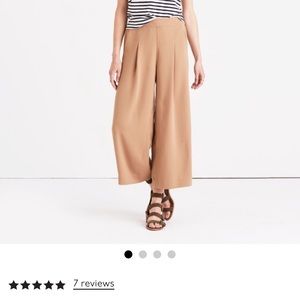 Madewell caldwell crop trousers in navy