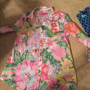 Lilly for target button down