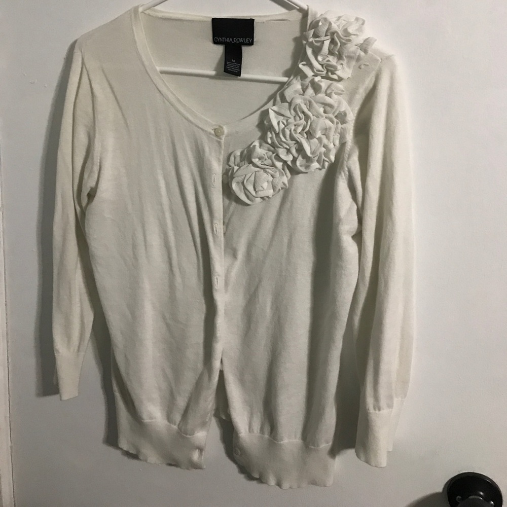 Cute white sweater
