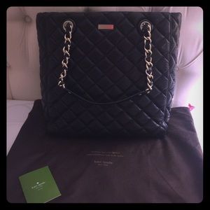 Kate spade bag.  Black and silver.