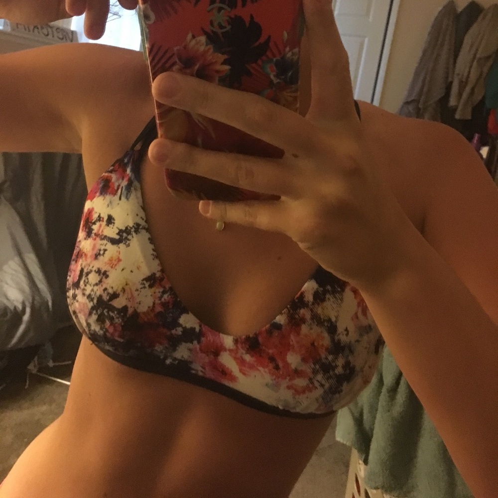 multicolored bikini top!!!