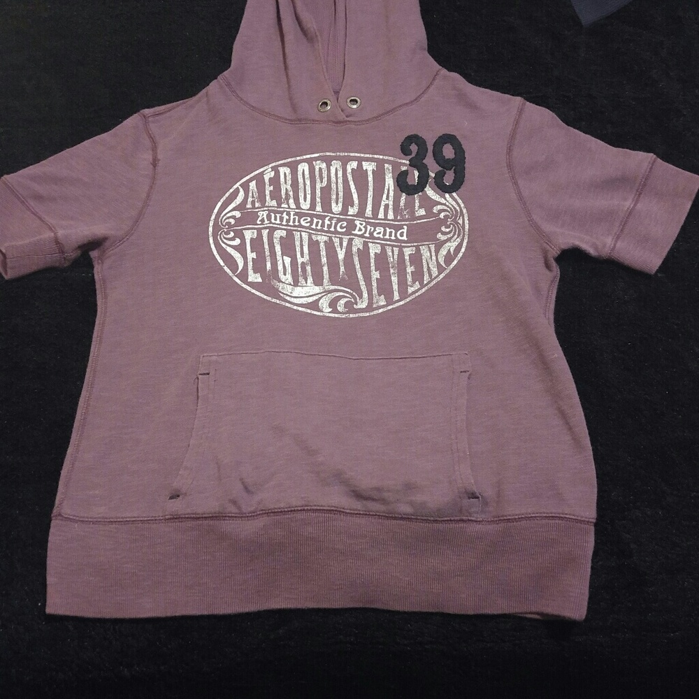 Aeropostale short sleeved hoodie