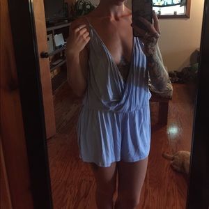 Baby Blue Romper