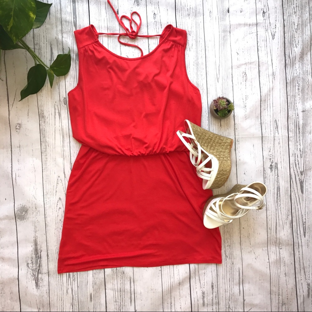Red Dress By Loft