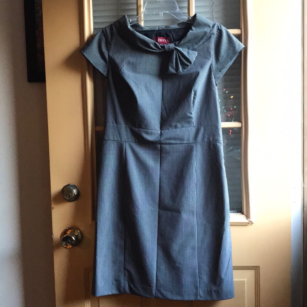 Merona Checked Dress Sz 10