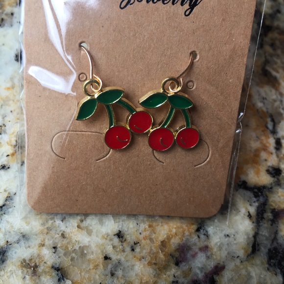 Fruit dangling drop earrings - Picture 3 of 7